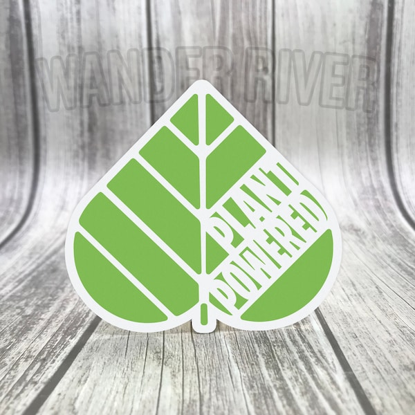 WATERPROOF PLANT POWERED Vegetarian & Vegan Sticker