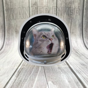 Catronaut Space Cat Astronaut Sticker WATERPROOF