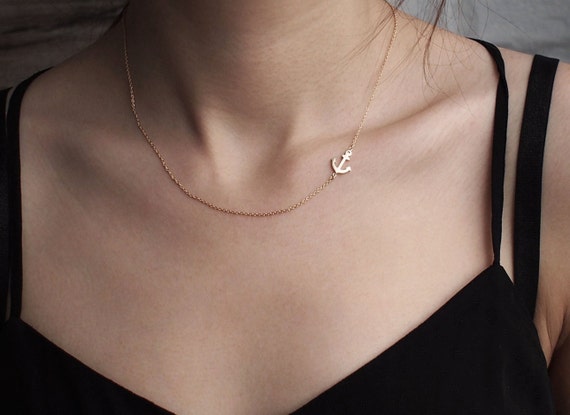 Silver Chain Anchor Minimalist
