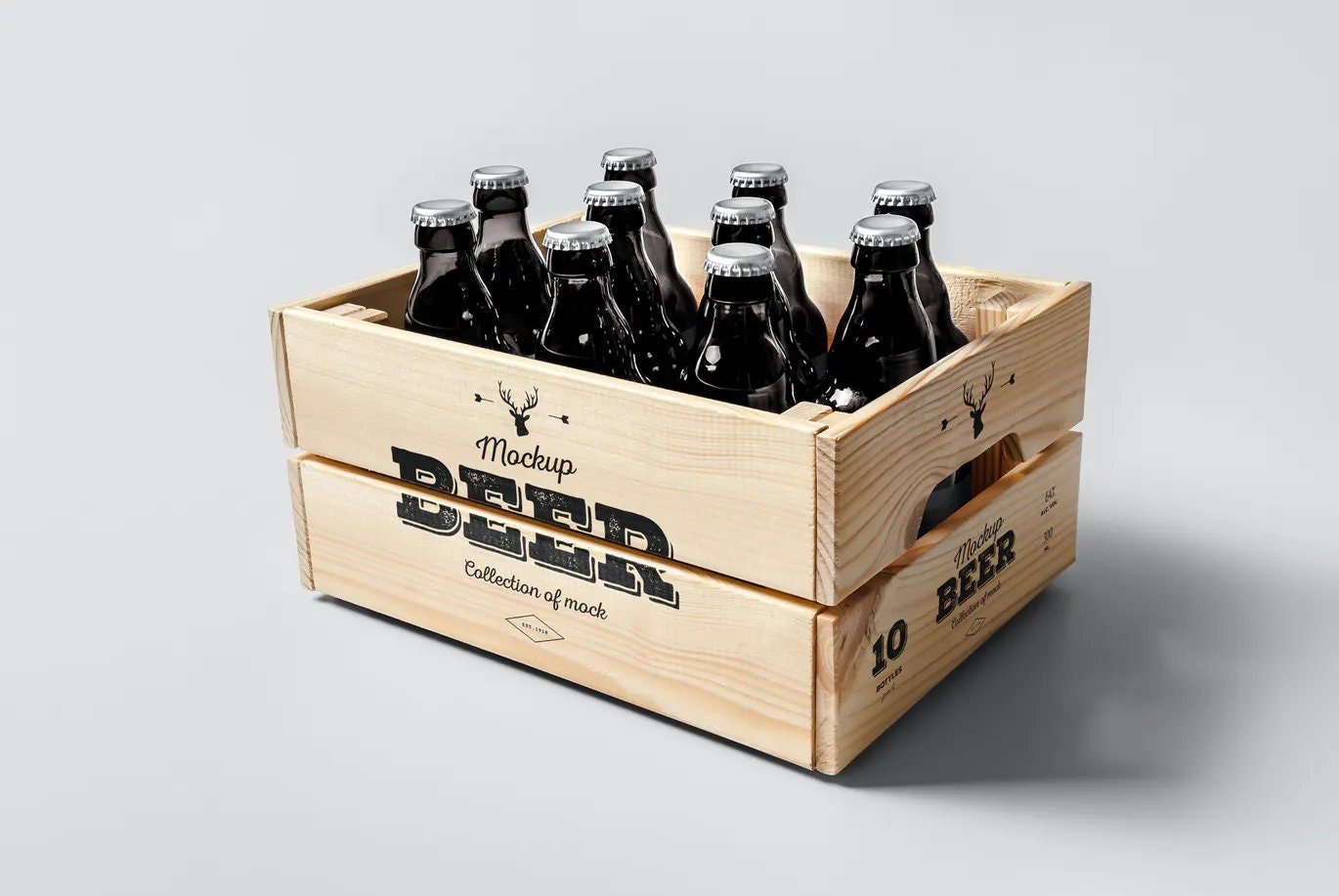 Download Beer Mock-up box Mockup elegant modern professional design | Etsy
