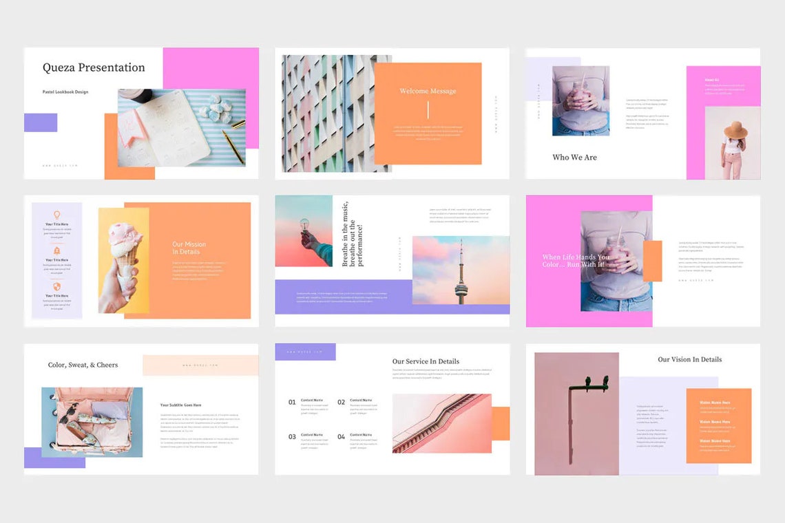 Canva Business PowerPoint Presentation Template Etsy