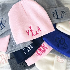 Classic Luxe Monogrammed Winter Hat and Scarf Set - 4 Colors – Marietta  Monograms & Embroidery