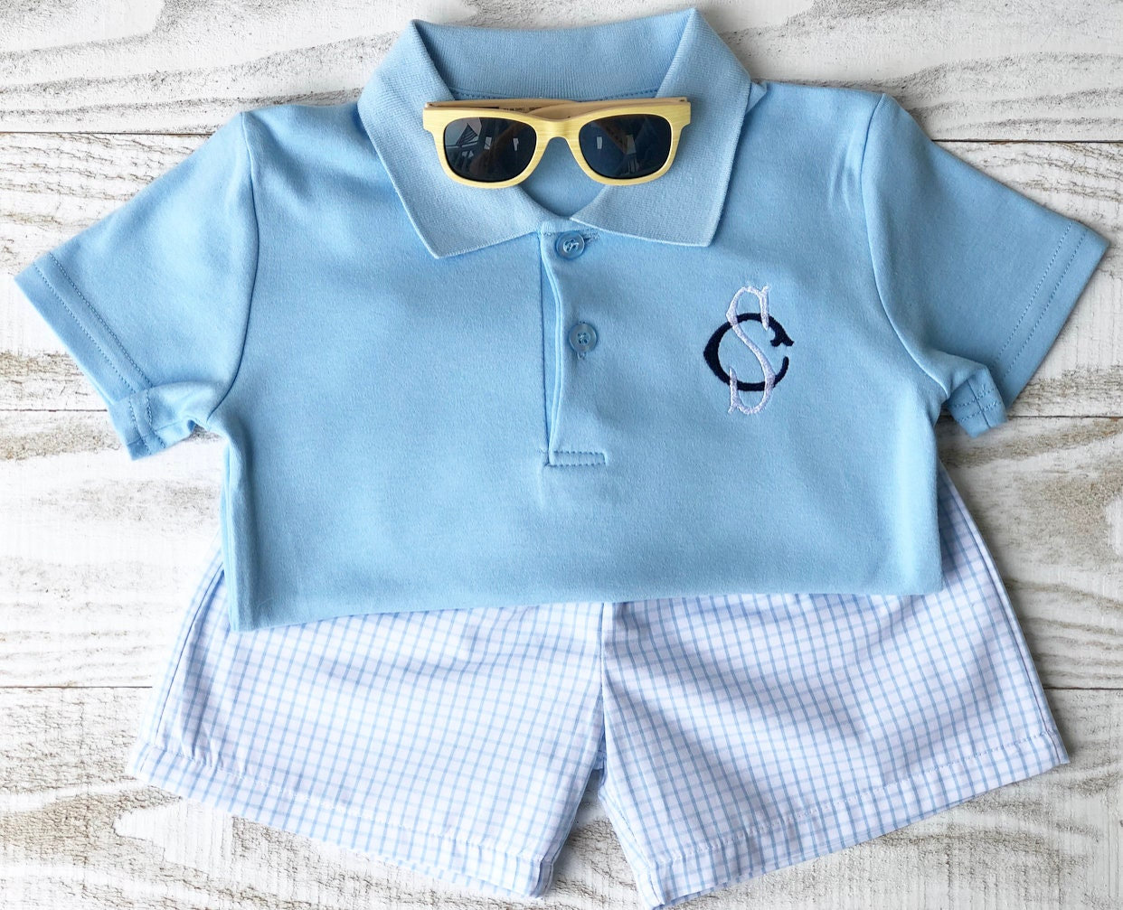 Boys Monogrammed Polo, personalized polo, baby monogram polo, toddler monogram polo, boys polo, embroidered