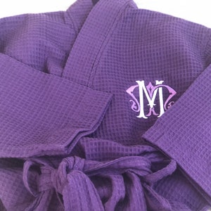 Personalized Bath Robe, Monogrammed Bath Robe, Women's Waffle Robe ...