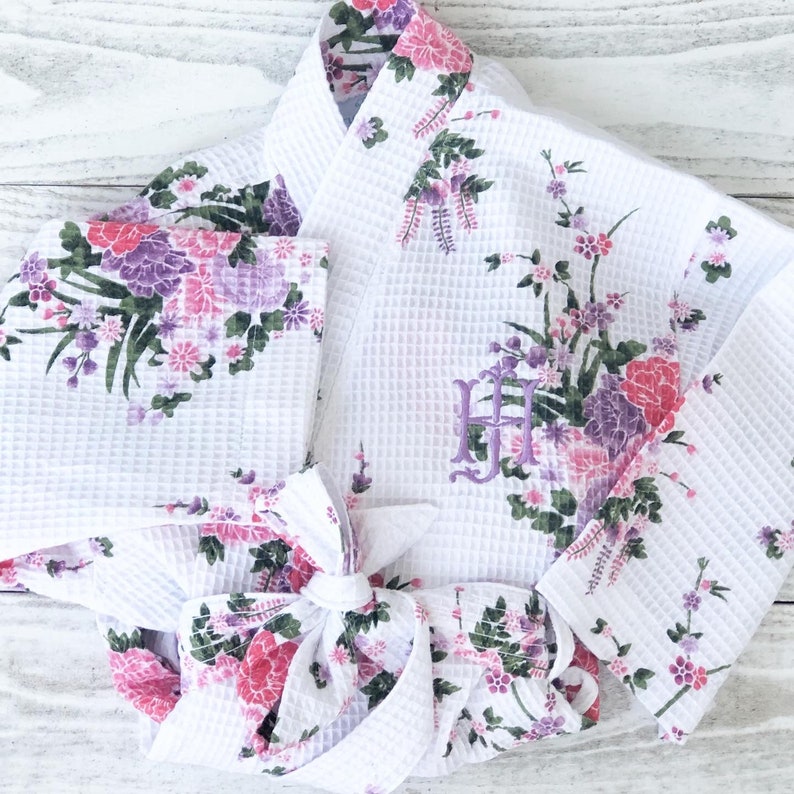 Personalized Bath Robe Monogrammed Bath Robe Women's | Etsy