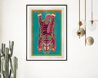 Iamfy tiger throw top