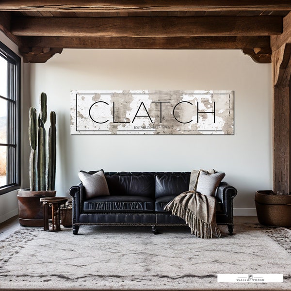 Personalized Modern Name Sign Gift for Her Modern Farmhouse Est Sign Rustic Large Family Name Personalized Family Name Sign Wedding Wall Art