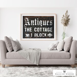 Printable Vintage Farmhouse Antique Print Warm Aesthetic Decor Poster Print Living Room Black Metal Sign Faux Printable Wall Art Cute Gift