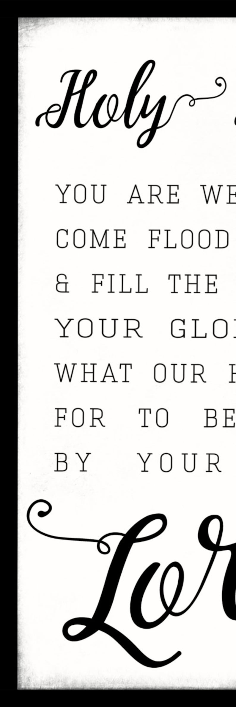SPECIAL ORDER Holy Spirit You Are Welcome Here Holy Spirit Sign