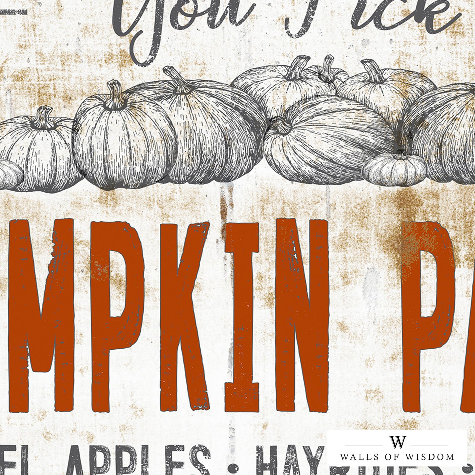 Pumpkin Fall Printables Fall Decor Printable Wall Art Home - Etsy