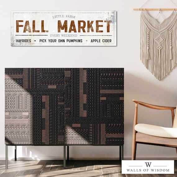Fall Market Sign Farmhouse Fall Signs Large Farmhouse Kitchen Signs Farmhouse Kitchen Wall Decor Rustic Home Decor Farmhouse Sign Wall Art