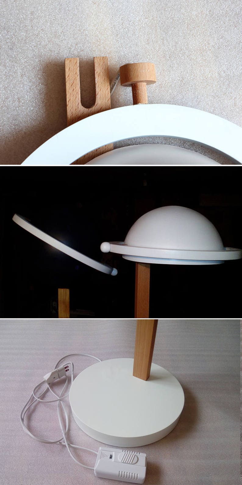 SATURN Floor Lamp White zdjęcie 5