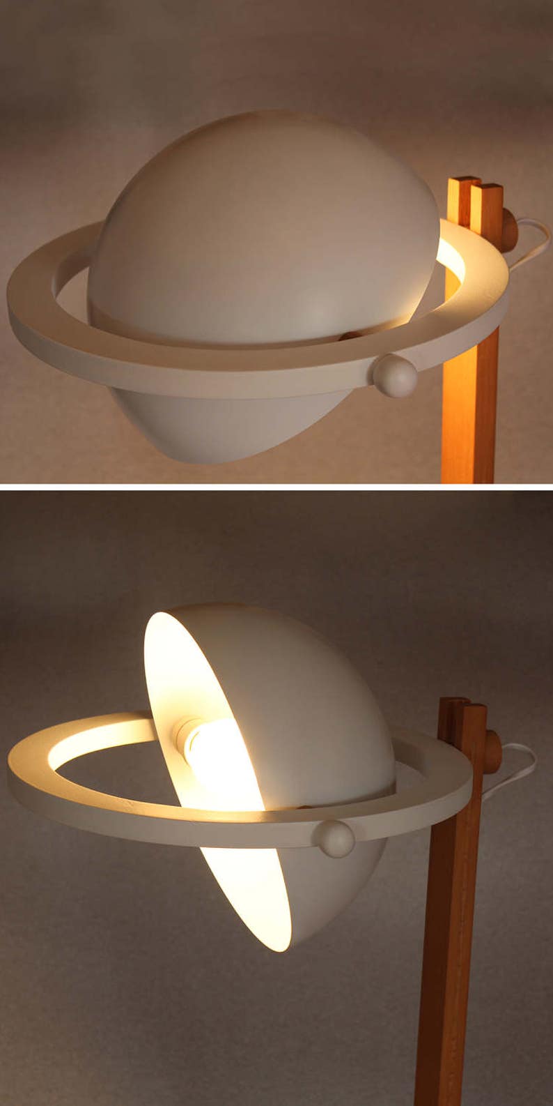 SATURN Floor Lamp White 画像 4