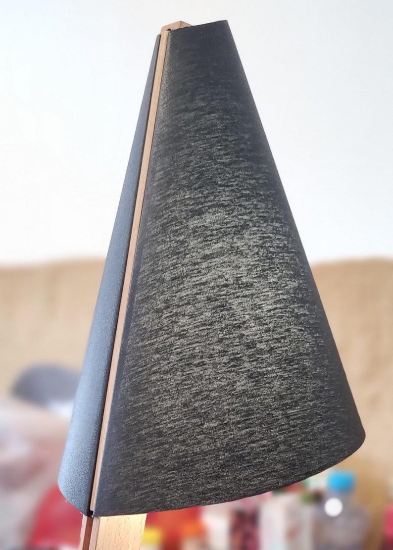 Minimalist Table Lamp for Office or Bedside, Gift Under 100, WOODPECKER image 6