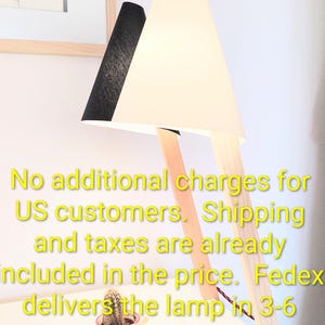 Minimalist Table Lamp for Office or Bedside, Gift Under 100, WOODPECKER image 11