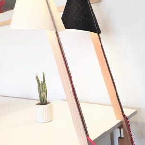 Minimalist Table Lamp for Office or Bedside, Gift Under 100, WOODPECKER image 13