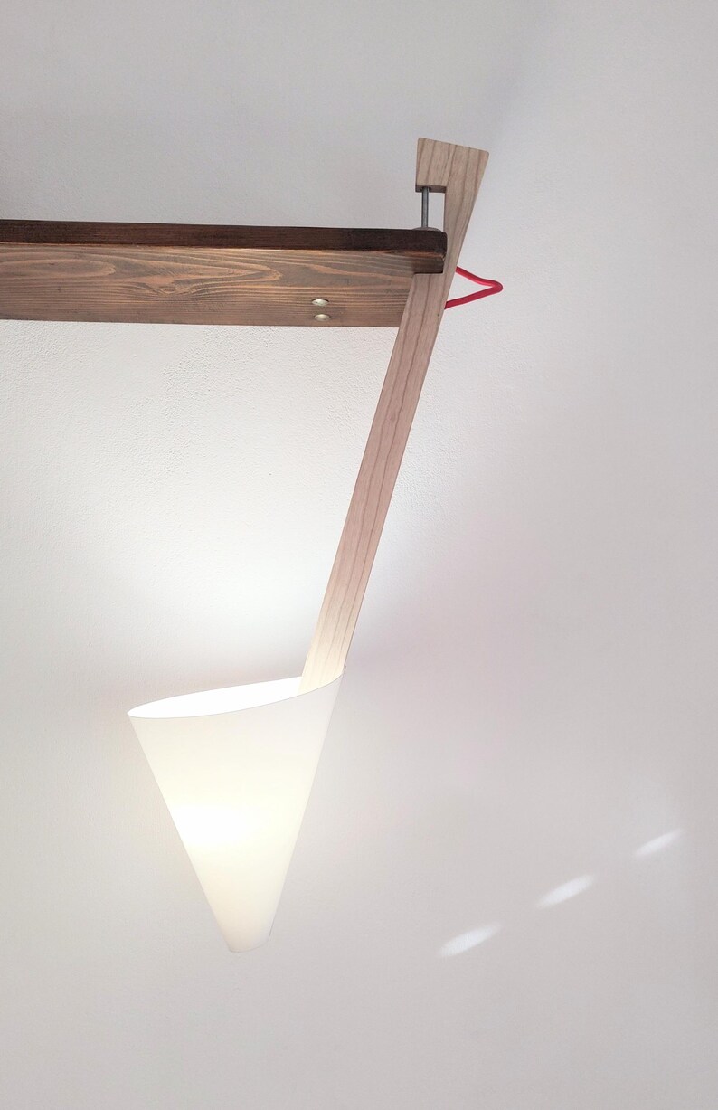 Minimalist Table Lamp for Office or Bedside, Gift Under 100, WOODPECKER image 7