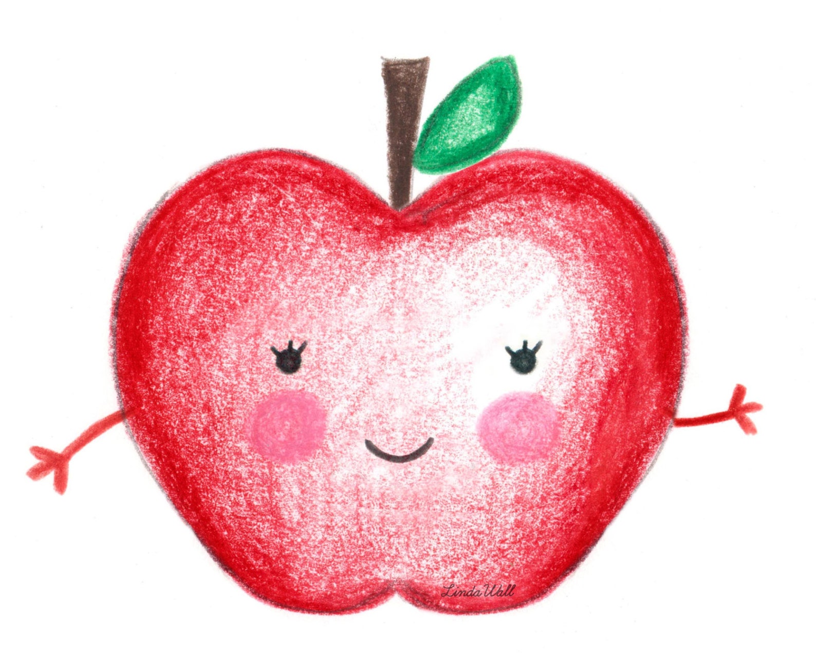 Fruits and Vegetables Wall Decal for Kitchen Decor, Watercolor Fruits