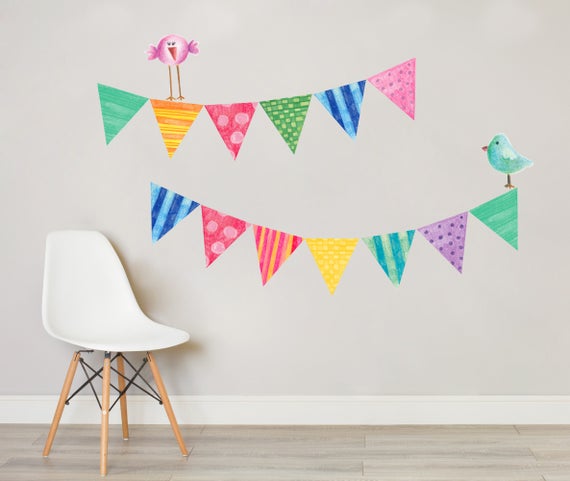 Baby bunting wall stickers 2025