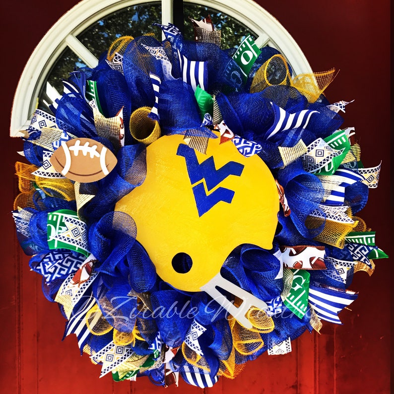 West Virginia Mountaineers Wreath