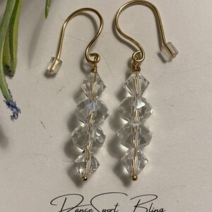Ballroom Earrings, Ballroom Dance Jewelry, Ballroom Dance Earrings, Swarovski Earrings, Dangle Earrings,Sparkly Earrings,Rhinestone Earrings
