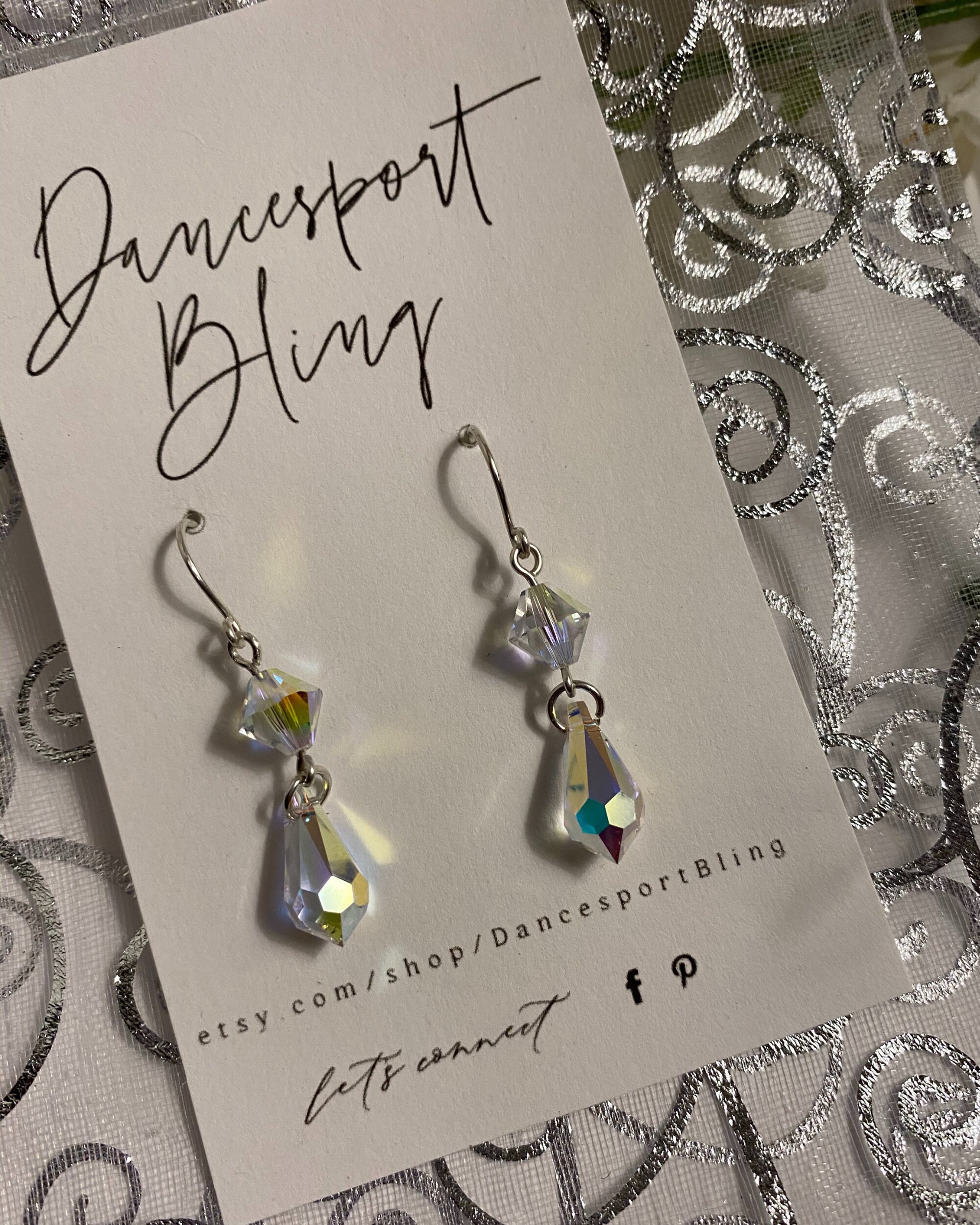 Ballroom Dance Earrings Ballroom Dance Jewelry Ballroom Etsy