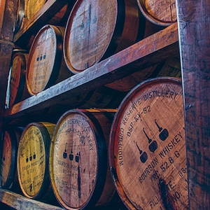 Bourbon, Bourbon Barrel, Bourbon Gifts, Bourbon Art, Kentucky Bourbon, Bourbon Print, Barrel, Woodford Reserve, Wall Decor, Home Decor