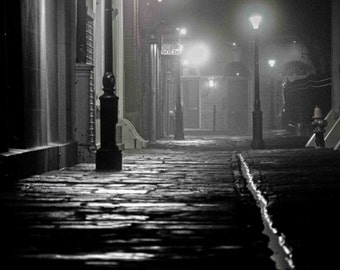 Pirates Alley, New Orleans, New Orleans Print, New Orleans Photograph, French Quarter Art, New Orleans Art, Black and White, cajun art