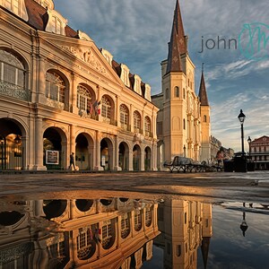 Jackson Square, Catedral de San Luis, Nueva Orleans, Arte de Nueva Orleans, Arte del Barrio Francés, Decoración de la pared,