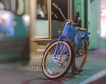 Arte de la bicicleta, Fotografía de Nueva Orleans, Impresión de bicicletas, Impresión de arte de Nueva Orleans, Arte de la pared de la bicicleta, Arte de la pared de la bicicleta, Decoración del hogar de la bicicleta, bicicleta