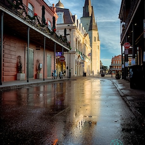 Jackson Square, Catedral de San Luis, Nueva Orleans, Arte de Nueva Orleans, Arte del Barrio Francés, Decoración de la pared,