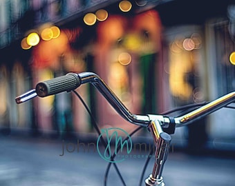 Bicycle Art, New Orleans Photography, Bike Print, New Orleans Art Print,  Bicycle (Bike) Wall Art, Bicycle (Bike) Home Decor