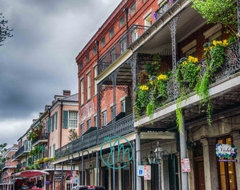 Balcony, New Orleans, Royal Street,  French Quarter Art, Wrought Iron