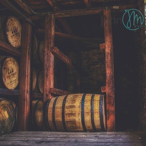 Bourbon Barrels, fine art photograph, Bourbon, Bourbon Gifts, Bourbon Art, Kentucky Bourbon, Bourbon Print, Wall Decor, Home Decor, Print