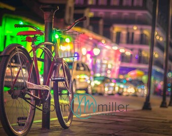 Bicycle Art, New Orleans Photography, Bike Print, New Orleans Art Print,  Bicycle Wall Art, Bike Wall Art, Bicycle Home Decor, Bike