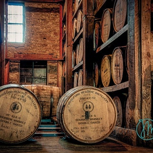 Bourbon, Bourbon Barrel, Bourbon Gifts, Bourbon Art, Kentucky Bourbon, Bourbon Print, Barrel, Woodford Reserve, Wall Decor, Home Decor
