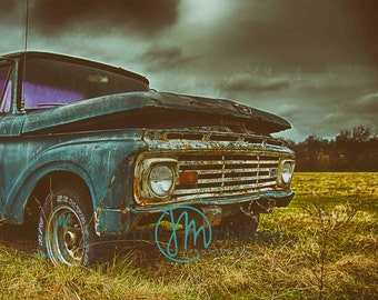 1964 Ford F-100, Ford,  Urban Decay, Abandoned, Rural Decay,  Wall Decor, Home Decor, Fine art print, Fine art photography, Photography