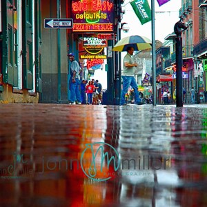 New Orleans, Bourbon Street, Neon, Fine Art Print, New Orleans Photograph, French Quarter Art, New Orleans Art