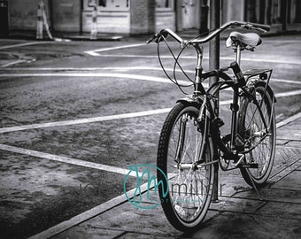 Bicycle Art, New Orleans Photography, Bike Print, New Orleans Art Print,  Bicycle (Bike) Wall Art, Bicycle (Bike) Home Decor