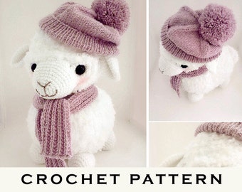 Lilo The Baby Alpaca Amigurumi Crochet Knitting Pattern (PDF)