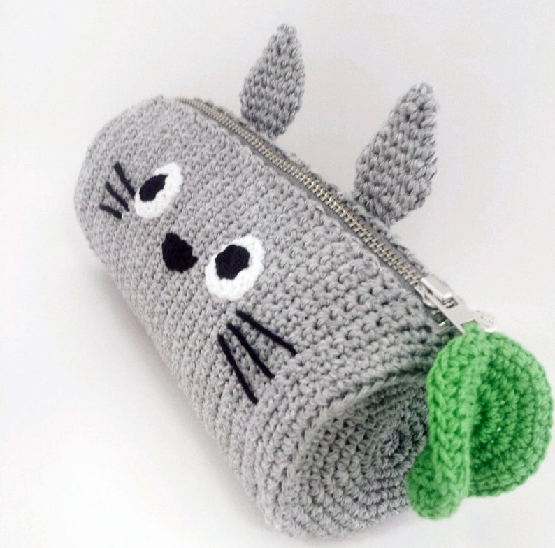 Totoro Pencil Case Crochet Pattern PDF image 2