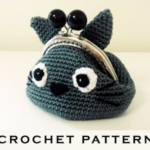 Totoro Crochet Coin Purse PDF Pattern