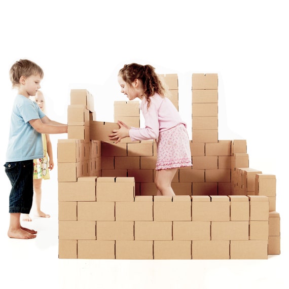 big cardboard blocks