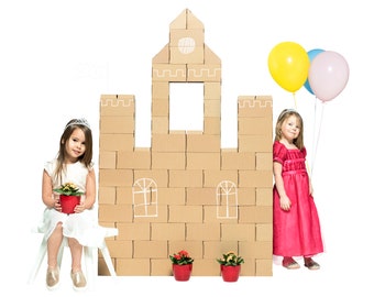 Large Building blocks set of 60XXL pieces, build fortress, play shop, play kitchen, race care and many more, excellent for for role play