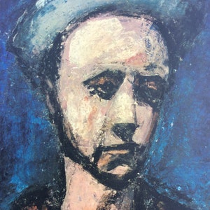 Georges Rouault, The Apprentice, Wall Decor, French Print, Art Decor, Wall Hanging, Office Decor, Fauvist Print, French Art, Emotional Print