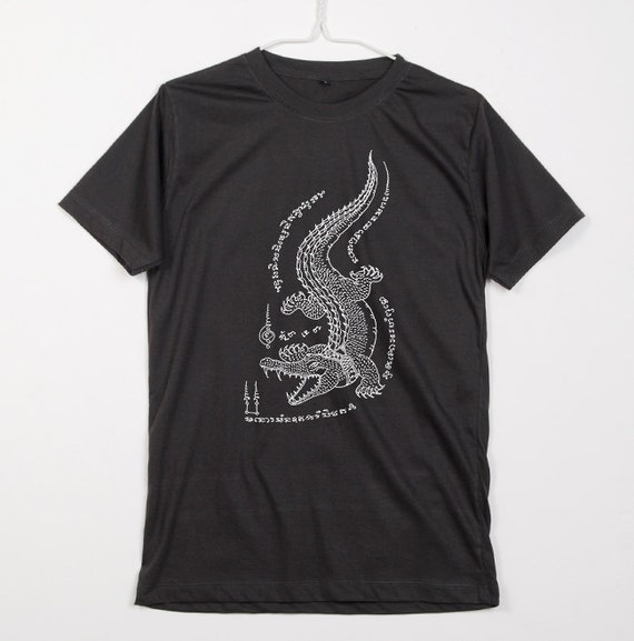 Yant Jorakhae Crocodile Tattoo Khong Khuen Sak Yant tattoo Sak | Etsy