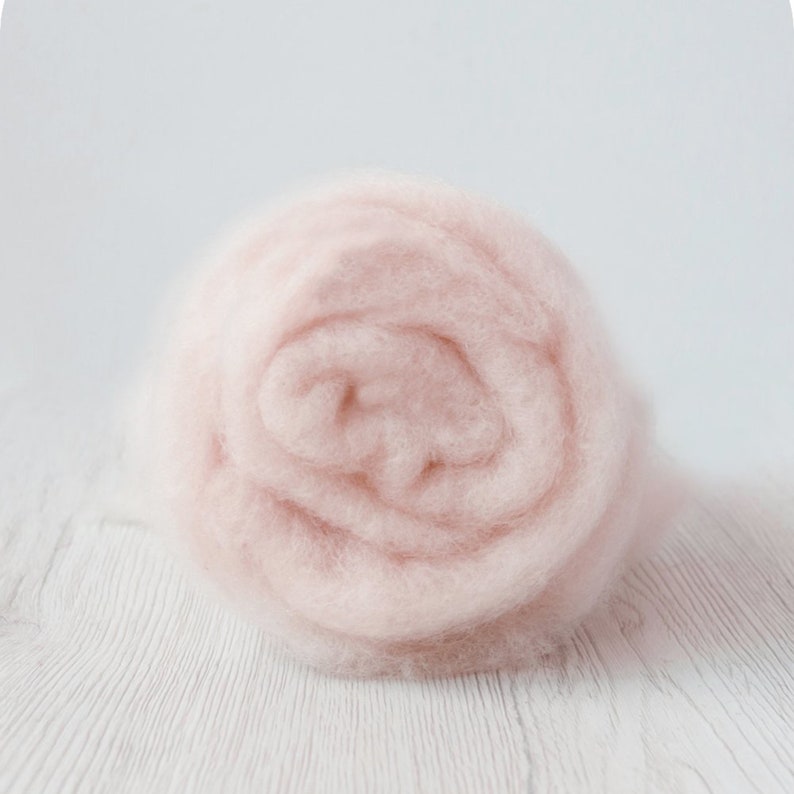 Carded Maori Wool Batt Etoile, for Needle Felting, Felting Supplies, Felting Wool, DHG Italy image 1