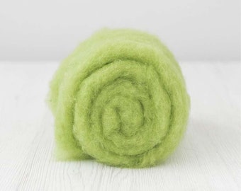 Carded Maori Wool Batt - Caiprinha, for Needle Felting, Felting Supplies, Felting Wool, DHG Italy