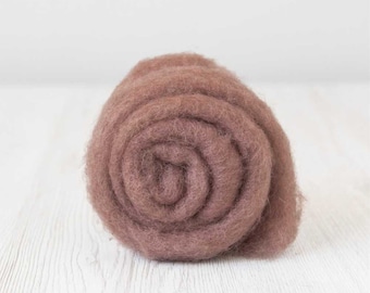 Carded Maori Wool Batt - Lace, for Needle Felting, Felting Supplies, Felting Wool, DHG Italy