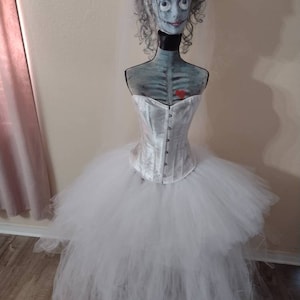 Zombie bride costume, Dead Bride Halloween costume custom made M-XL